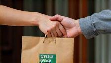 Contactless food handoff